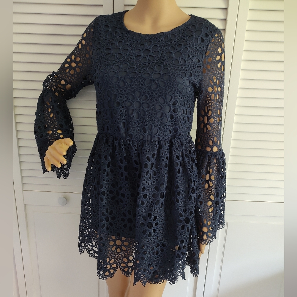 Free Generation Lace embroidered Romper